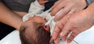 Newborn-Undergoing-Otoacoustic-Testing